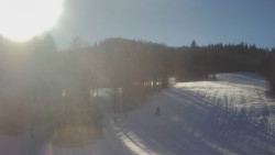 Dojezd hlavní sjezdovky