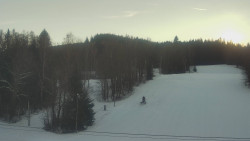 Dojezd hlavní sjezdovky