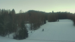 Dojezd hlavní sjezdovky