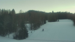 Dojezd hlavní sjezdovky