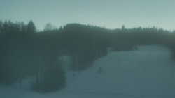 Dojezd hlavní sjezdovky