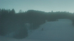 Dojezd hlavní sjezdovky