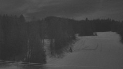 Dojezd hlavní sjezdovky