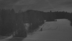 Dojezd hlavní sjezdovky