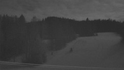 Dojezd hlavní sjezdovky