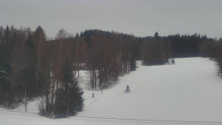 Dojezd hlavní sjezdovky