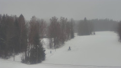 Dojezd hlavní sjezdovky