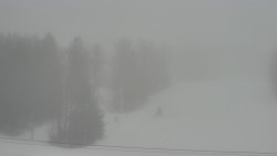 Dojezd hlavní sjezdovky