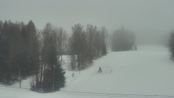 Dojezd hlavní sjezdovky