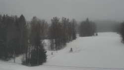 Dojezd hlavní sjezdovky