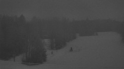 Dojezd hlavní sjezdovky