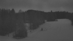 Dojezd hlavní sjezdovky