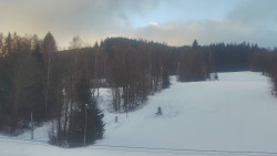 Dojezd hlavní sjezdovky