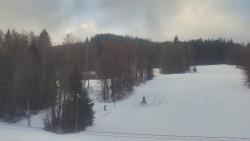 Dojezd hlavní sjezdovky