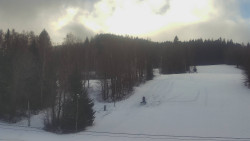 Dojezd hlavní sjezdovky