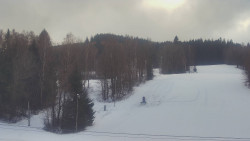 Dojezd hlavní sjezdovky