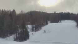 Dojezd hlavní sjezdovky