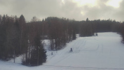 Dojezd hlavní sjezdovky