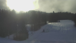 Dojezd hlavní sjezdovky