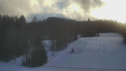 Dojezd hlavní sjezdovky