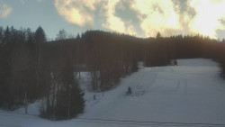 Dojezd hlavní sjezdovky