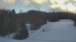 Dojezd hlavní sjezdovky