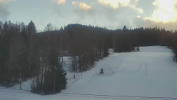 Dojezd hlavní sjezdovky