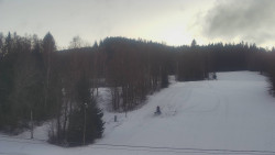 Dojezd hlavní sjezdovky