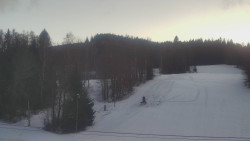 Dojezd hlavní sjezdovky