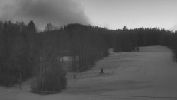 Dojezd hlavní sjezdovky