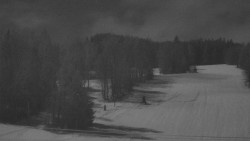 Dojezd hlavní sjezdovky