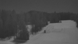 Dojezd hlavní sjezdovky