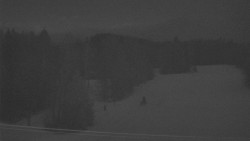 Dojezd hlavní sjezdovky