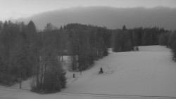 Dojezd hlavní sjezdovky