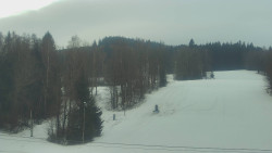 Dojezd hlavní sjezdovky