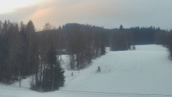 Dojezd hlavní sjezdovky