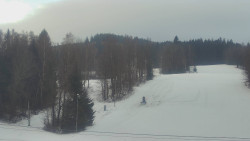 Dojezd hlavní sjezdovky