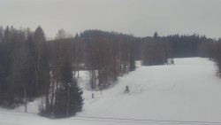 Dojezd hlavní sjezdovky