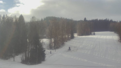 Dojezd hlavní sjezdovky