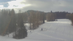 Dojezd hlavní sjezdovky