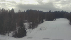 Dojezd hlavní sjezdovky