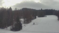 Dojezd hlavní sjezdovky