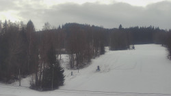 Dojezd hlavní sjezdovky