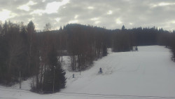 Dojezd hlavní sjezdovky