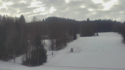 Dojezd hlavní sjezdovky