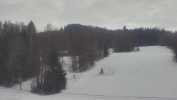 Dojezd hlavní sjezdovky