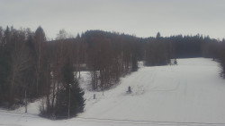 Dojezd hlavní sjezdovky