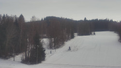 Dojezd hlavní sjezdovky