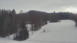 Dojezd hlavní sjezdovky