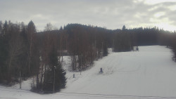 Dojezd hlavní sjezdovky